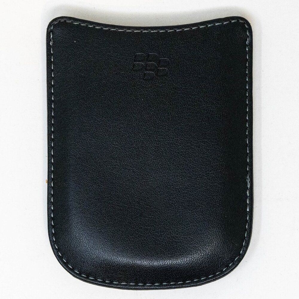 Blackberry Leather Pouch